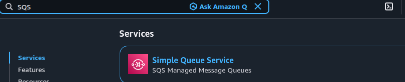 Amazon SQS Console
