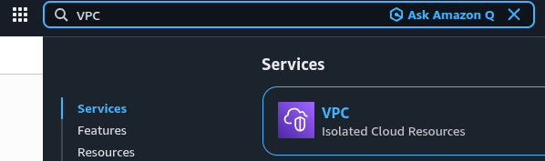 AWS VPC Console