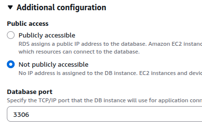 Disable public access