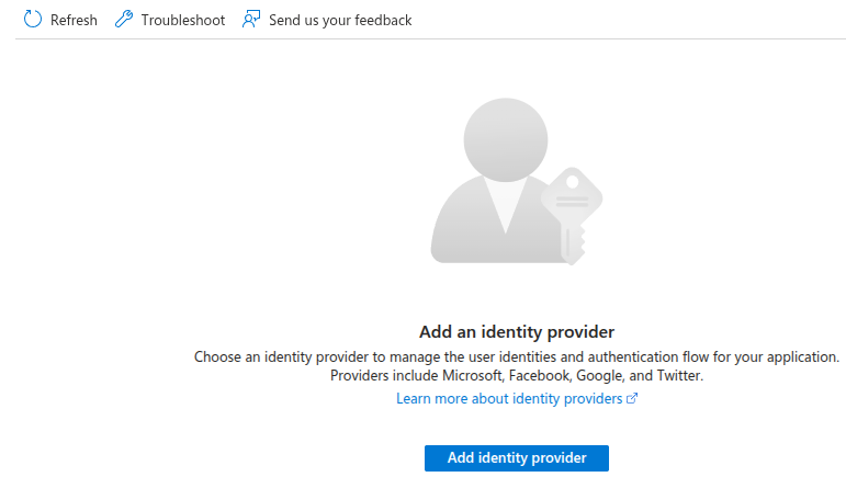 Add identity provider