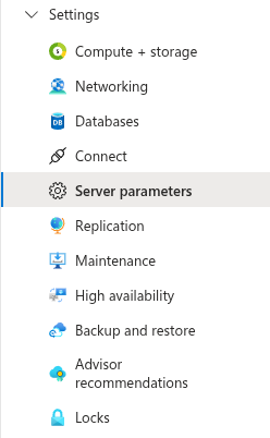 MySQL server parameters