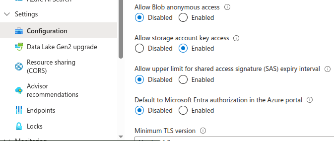 Storage Blob Access