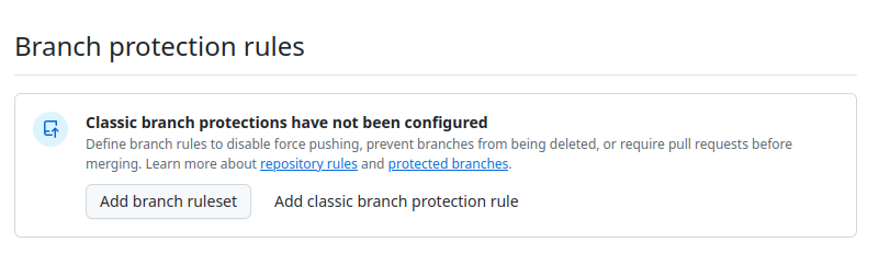 GitHub Branch Protection Rules