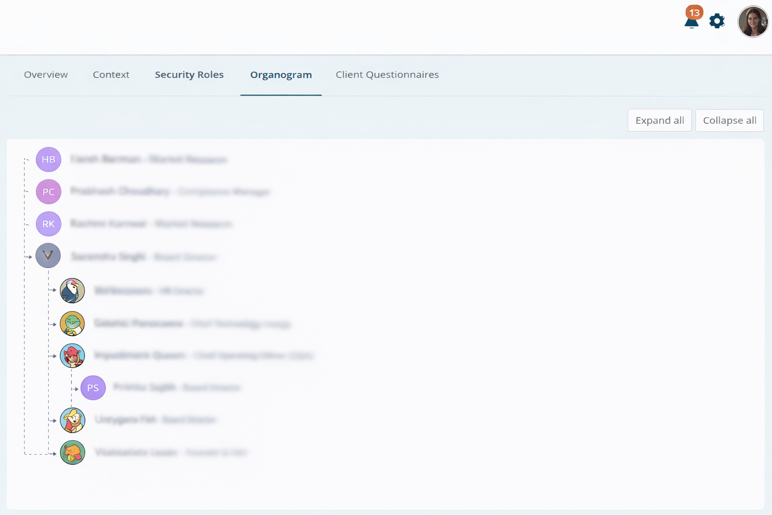 Organization Organogram