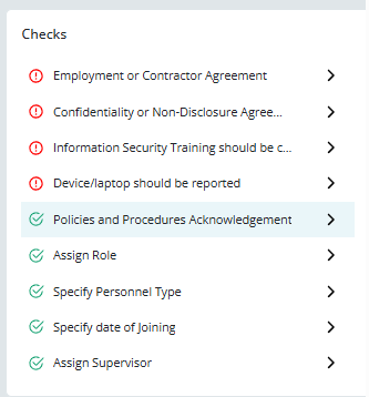 Employee Compliance Checks